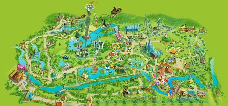 Les meilleurs parcs d'attractions de France, Carte interactive et infos 88