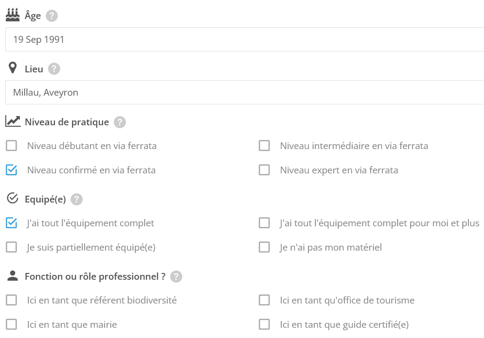 Via Ferrata carte interactive détaillée Screenshot 2023 03 17 at 02 19 49 Votre profil monbeaupays.fr 8 Aperçu éditeur de profil membre via ferrata carte france